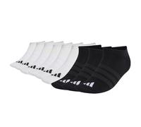 adidas Unisex Sneaker Socken, 9er Pack - Thin & Light Sportswear No-Show Socks, Logo, einfarbig 2xWeiß/Schwarz 46-48