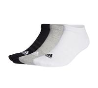ADIDAS SPORTSWEAR Sneakersocken mit Label-Print im 3er-Pack in Mittelgrau Melange, Größe 46/48