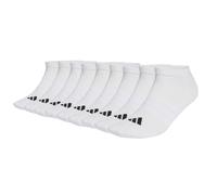 adidas Unisex Sneakersocken, 9er Pack - Cushioned Essentials Low Socks, Logo, gepolstert, einfarbig Weiß / 43-45 43-45 Weiß