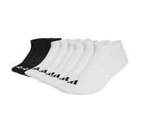 adidas Unisex Sneakersocken, 9er Pack - Thin & Light Sportswear Low Cut Socks, Logo, einfarbig 2xWeiß/Schwarz / 46-48 46-48 Weiß