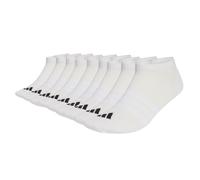 adidas Unisex Sneakersocken, 9er Pack - Thin & Light Sportswear Low Cut Socks, Logo, einfarbig Weiß 43-45