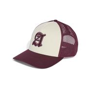 adidas Unisex Stadium Graphic Trucker Cap, Ivory/Maroon, S-M
