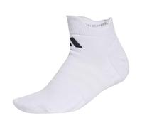adidas Unisex Tennis Low Cut Socks Cushioned 1 Pair Pack, white/black, 40-42