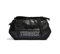 adidas Unisex Terrex RAIN.RDY Expedition Duffel Bag S - 50L, Black/Black/White, One Size