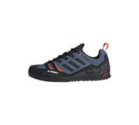 adidas Unisex Terrex Swift Solo 2.0 Hiking Shoes, Wonder Steel/Core Black/Orange, 42 EU