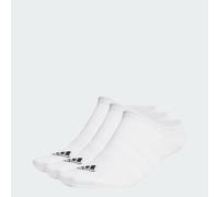 Funktionssocken ADIDAS PERFORMANCE "THIN AND LIGHT NOSHOW SOCKEN, 3 PAAR", Herren, Gr. M (40/42), schwarz-weiß (weiß, schwarz), Obermaterial: 57% Baumwolle, 37% Polyester, 3% Elastodien, 2% Elasthan,