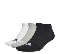 adidas Unisex Thin and Light Sportswear 3 Pairs Knöchelsocken, Medium Grey Heather/White/Black, XL