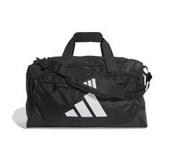 adidas Unisex Training Defender Duffle Bag Small Duffel Bag, Black/White, One Size