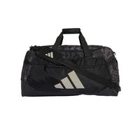 adidas Unisex Training Defender Graphic Duffle Bag MEDIUM, Black/Wonder Alumina, One Size