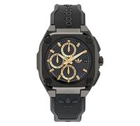 Adidas Unisex Uhr Chrono CITY TECH THREE Silikon schwarz AOFH24020