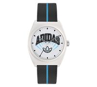 Adidas Unisex Uhr PROJECT TWO Kunststoff weiß schwarz AOST25038