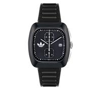 Adidas Unisex Uhr RETRO WAVE TWO CHRONO Silikon schwarz AOSY24533