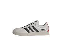 adidas Unisex Vl Court Audi Revolut F1 Team Shoes, Chalk Pearl/Utility Black/Hi-Res Red, 37 1/3 EU