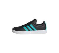 Sneaker ADIDAS PERFORMANCE "VL COURT MER", Herren, Gr. 42,5, core schwarz, semi mint rush, ftwr weiß, Leder, Synthetik, Schuhe Sneaker, Mercedes AMG Motorsport (92376653-42,5) core schwarz, semi mint