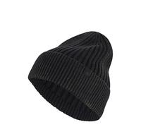 adidas Unisex Washed Beanie Hat, Black/Carbon, XS-S
