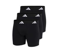 adidas Unterwäsche Boxershorts Brief Active Flex Cotton schwarz Herren - 3 Stück, Größe M