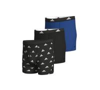 adidas Unterwäsche Boxershorts Brief mehrfarbig schwarz/blau - 3 Stück, Größe M