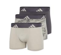 adidas Unterwäsche Boxershorts Trunk Active Flex Cotton schwarz/beige/grün Herren - 3 Stück, Größe S