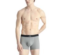 adidas Unterwäsche Boxershorts Trunk Climacool Active Micro Flex Eco grau/schwarz Herren - 3 Stück, Größe L