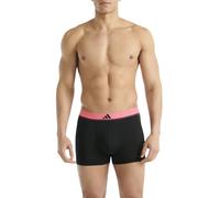adidas Unterwäsche Boxershorts Trunk Climacool Active Micro Flex Eco schwarz/grau/pink Herren - 3 Stück, Größe XL