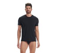adidas Unterwäsche T-Shirt Crew Neck (95% Baumwolle) Kurzarm schwarz Herren - 2 Stück, Größe M