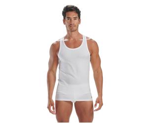 adidas Unterwäsche Tank-Top (4-Wege-Stretch) weiss Herren - 2 Stück, Größe S