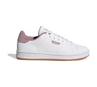 Sneaker ADIDAS SPORTSWEAR "URBAN COURT", Damen, Gr. 40, cloud weiß, ftwr weiß, magic mauve, Leder, Synthetik, Textil, Schuhe Sneaker, inspiriert vom Design des adidas stan smith (84103755-40) cloud we