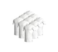 adidas V-Neck T-Shirt Herren V-Ausschnitt Baumwolle 9 er Pack, Farbe:White2, Bekleidungsgröße:XL