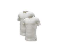 adidas V-Neck T-Shirt Men Herren Unterhemd V-Ausschnitt langlebig 2 er Pack | Gr. S - 3XL, Bequeme Unterwäsche