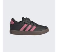 adidas VL COURT 3.0 EL C Mädchen Kinder Sneaker Freizeitschuhe schwarz-pink Unisex Größe 32 - 4069987166853
