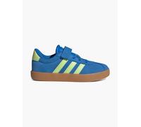 adidas Vl Court 3.0 El C Sneaker Blau, Kinder, Größe: 32, Material: Veloursleder/Textil