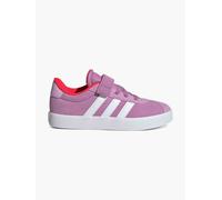 adidas Sneaker VL Court 3.0 EL C Kinder Unisex Klettverschluss gebraucht Lila/Weiß/Rot Größe 35