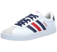 adidas Vl Court 3.0 Herren-Sneaker, White/Team Navy Blue/Better Scarlet, 46 EU