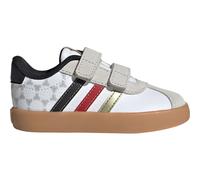 Sneaker ADIDAS SPORTSWEAR "VL COURT 3.0 KIDS", Mädchen, Gr. 25, cloud weiß, core schwarz, gold metallic, Synthetik, Textil, Schuhe Sneaker, für Kinder, World Cup Nations Pack (17857805-25) cloud weiß,