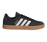 Sneaker ADIDAS SPORTSWEAR "VL COURT 3.0", Damen, Gr. 39, core schwarz, core weiß, cyber metallic, Leder, Textil, Schuhe Sneaker (18242063-39) core schwarz, core weiß, cyber metallic