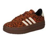 Sneaker ADIDAS SPORTSWEAR "VL COURT BOLD", Damen, Gr. 41, dusky bronze, cream weiß, gum5, Leder, Synthetik, Schuhe Sneaker, inspiriert vom Design des adidas gazelle bold (86696346-41) dusky bronze, cr