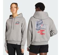 ADIDAS VOLLEYBALL FUN GRAPHIC HOODY Mgh Solid Grey S