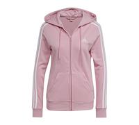 adidas W 3S FT FZ HD,TRUPNK/White, Größe:L, Farbe:CBLACK/FTWWHT/GUMM1