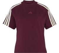adidas W AK 3S TEE Damen | MAROON/OWHITE | S