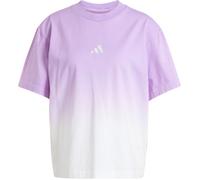 adidas All SZN Loose Dip-Dye T-Shirt Damen JJ4539 - white/bliss lilac XS