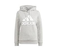 Adidas LOUNGEWEAR Essentials Logo Fleecehoodie Damen Kapuzensweater, grau 2XL