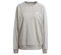 Adidas Womens Sweatshirt (Long Sleeve) W Lngwr SWT, Medium Grey Heather/White, HC9126, M