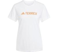 Funktionsshirt ADIDAS TERREX "W MT LOG TECH T", Damen, Gr. L, weiß, Obermaterial: 100% Polyester, sportlich, Rundhals, Shirts (73909133-L) weiß