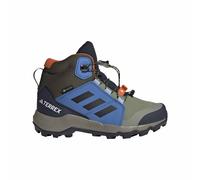 adidas Wanderschuhe Terrex GORE-TEX Mid (wasserdicht) olivegrün/blau Kinder, Größe Euro (US) 38 (5,5)