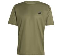 adidas - WE Base 3-Stripes Tee - Funktionsshirt, Gr. 4XL 4XL - Regular, oliv (OliveStrata/Black)