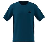 adidas - WE Base 3-Stripes Tee - Funktionsshirt, Gr. XL XL - Regular, blau (DuskyPetrol/Black)