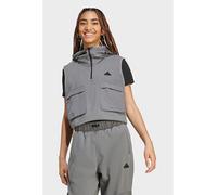 adidas Weste "City Escape" in Grau - Größe M | Damenjacken