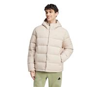 adidas Winter-Daunenjacke Helionic Hooded (wind- wasserabweisend) beige Herren, Größe L