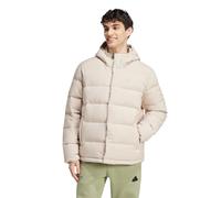 adidas Winter-Daunenjacke Helionic Hooded (wind- wasserabweisend) beige Herren, Größe S