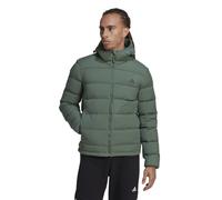 adidas Winter-Daunenjacke Helionic Soft Hooded (wind- wasserabweisend) grün Herren, Größe XXL